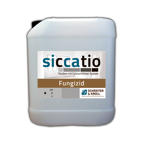 siccatio Fungizid 5l zur Schimmelsanierung mit Kaliumsilikat Klimaplatten von Schreiter & Kroll