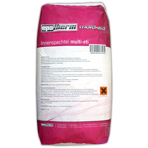 epatherm multi-eti weiß | 25kg